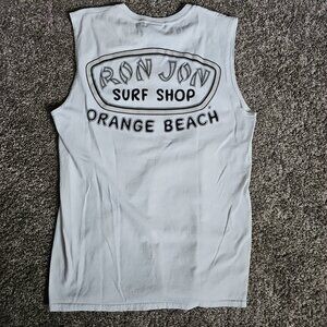 Y2K Ron Jon Surf Shop Orange Beach Men's Medium Sleeveless Tank